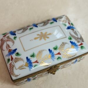 Limoges France Vintage Trinket Box- Handcrafted
